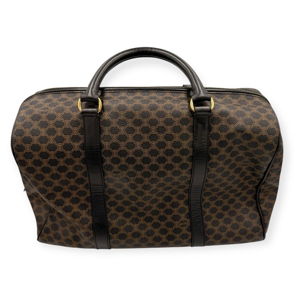 Celine Vintage Macadam Boston Bag Triomphe Canvas - Picture 14 of 14